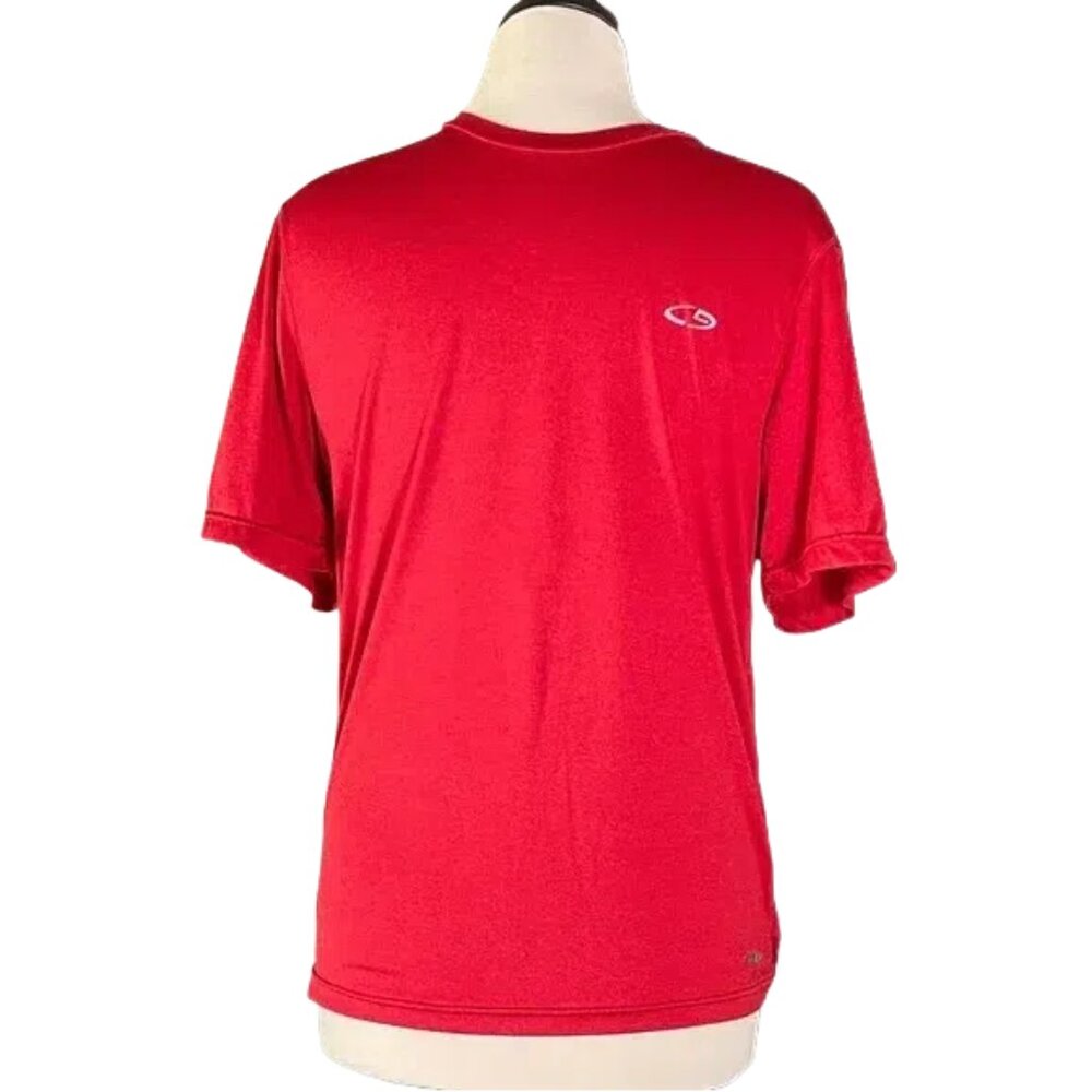 Champion Men's Bright Red Short Sleeve Tee